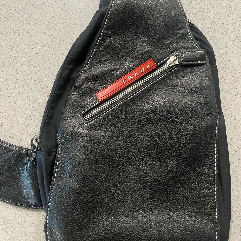 Vintage prada authentic cross body bag